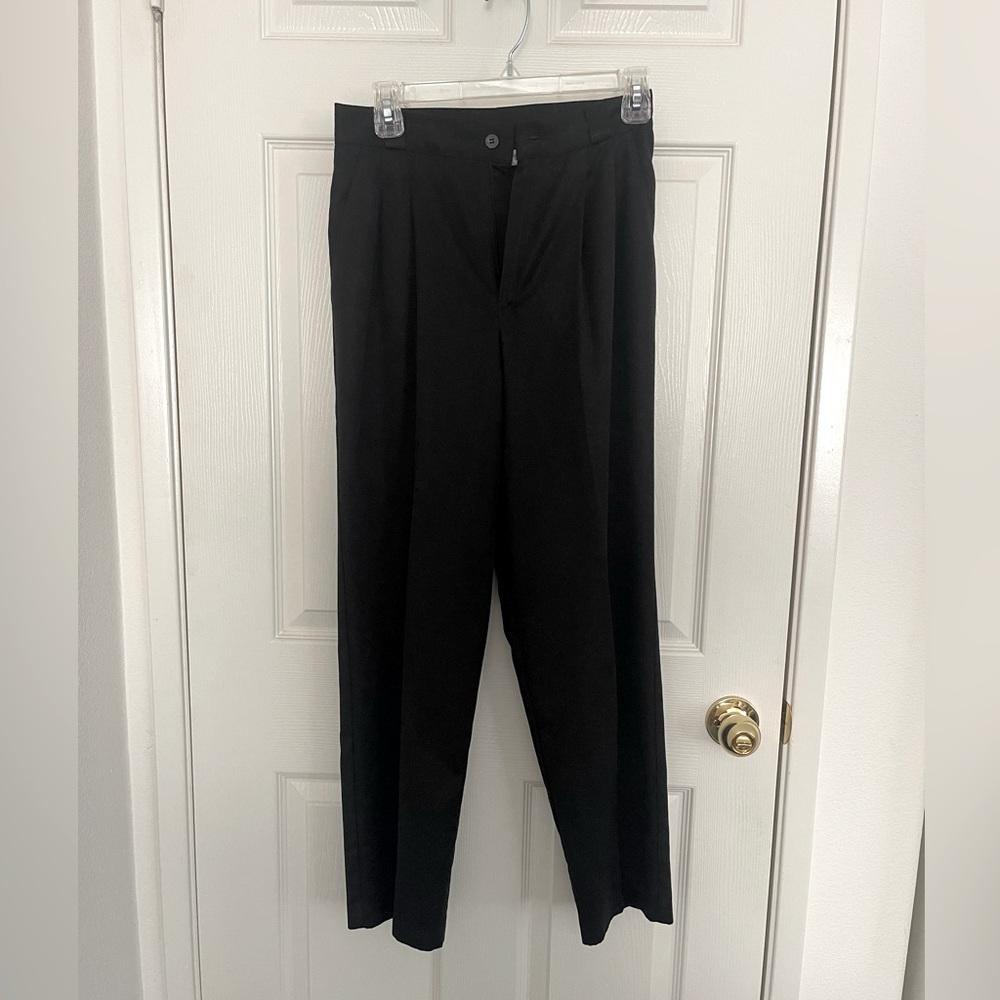Fundamental Things Black Trouser Pants Boot Cut.  Size Petite Small